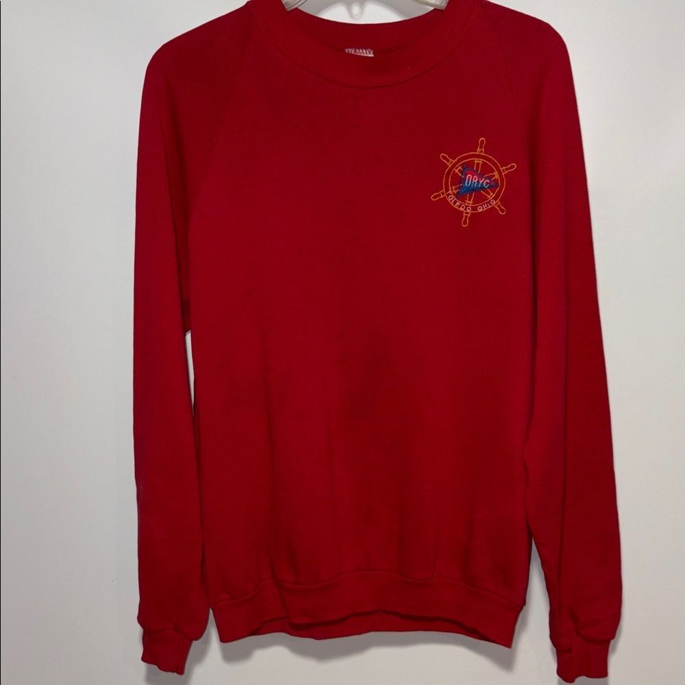 Vintage Red Crewneck Sweater